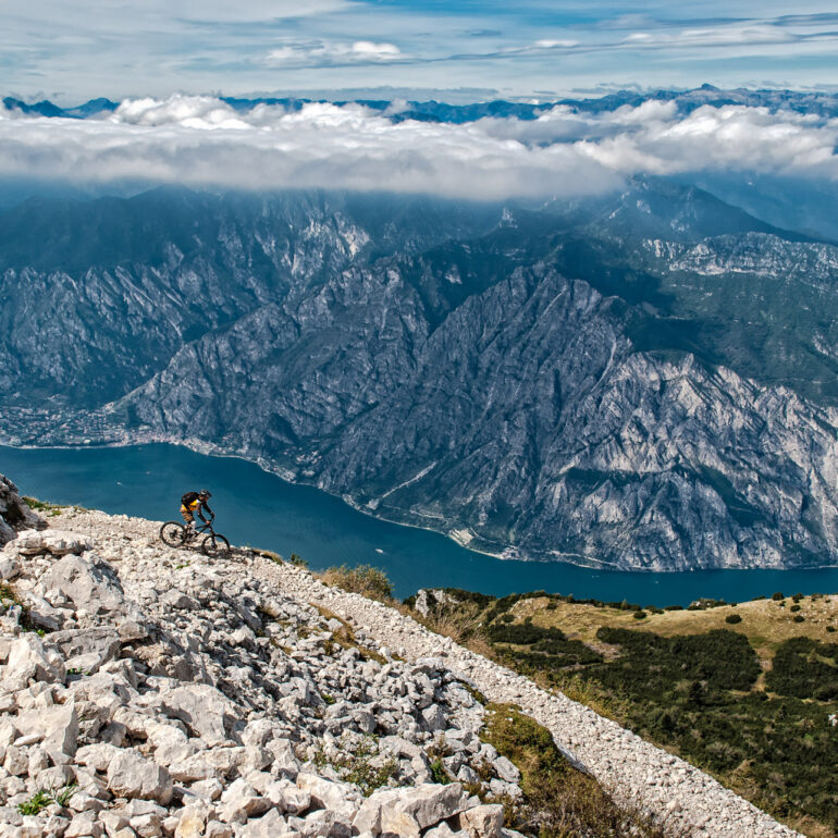 Gardasee Mountainbiken auf dem Sentiero 601