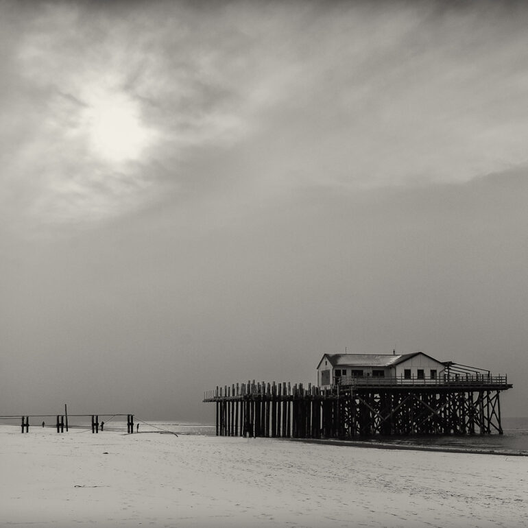 Pfahlbau St. Peter-Ohrding an der Nordsee