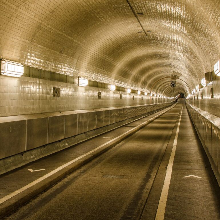 Alter Elbtunnel in Hamburg