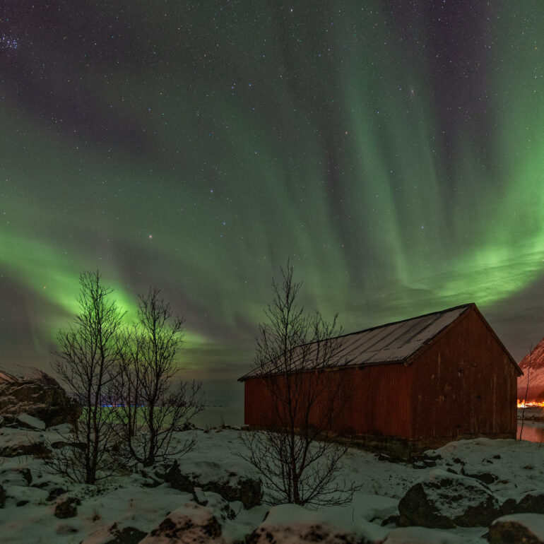 Polarlichter Bergsbotn Insel Senja