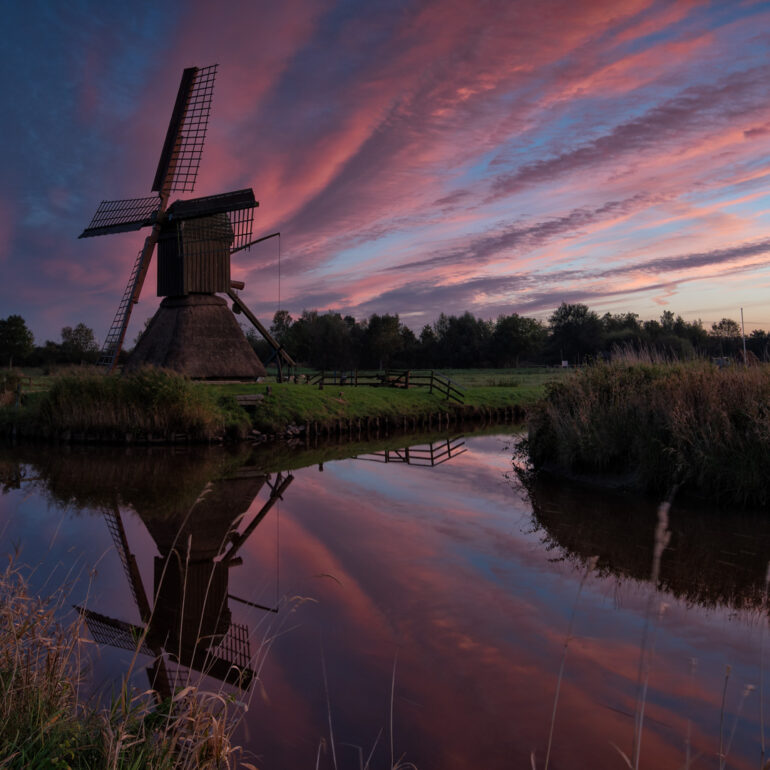 Windmill Honigfleth at Sunrise
