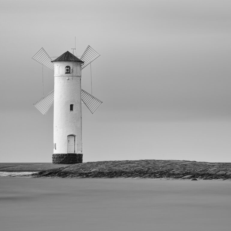 Molenfeuer Leuchtturm Swinemünde auf Usedom an der Ostsee